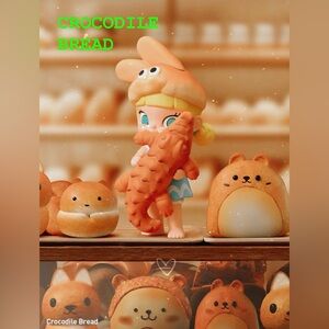 Pop Mart Molly Carb-Lover Series CROCODILE BREAD - 100% Authentic
